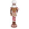 Clayre & Eef 6PR4256 Decoratie Notenkraker Bruin Roze 15x12x46 cm
