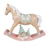 Clayre & Eef 6PR4260 Decoratief Hobbelpaard Beige 41x10x37 cm Polyresin Landhuis