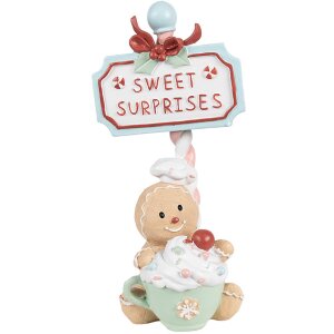 Clayre & Eef 6PR4269 Decoratie Peperkoekman Beige...