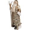 Clayre & Eef 6PR4279 Kerstman Decoratie Goudkleurig 25x18x50 cm Polyresin