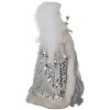 Clayre & Eef 65617 Decoratie Engel Wit Zilverkleurig 20x15x28 cm