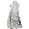 Clayre & Eef 65617 Decoratie Engel Wit Zilverkleurig 20x15x28 cm
