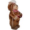Clayre & Eef 65622 Decoratie Beer Bruin Rood 22x16x43 cm