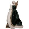 Clayre & Eef 65624 Decoratieve Engel Textiel Beige Groen 20x15x28 cm