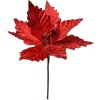 Clayre & Eef 65826 Kerstdecoratie Bloem Rood Ø 23x27 cm Kunststof