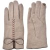 Juleeze JZGL0096BE Winterhandschoenen beige 9x23 cm strikapplicatie polyester