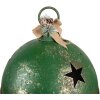 Clayre & Eef 6Y5671 Decoratiebel groen ijzer Ø 41x51 cm
