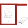 Deknudt S226K4 fotolijst hout rood 10x15 tot 70x100 cm vlak profiel
