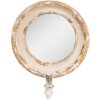 Clayre & Eef 62S304 Wandspiegel met lamp Shabby Chic Beige 38x14x47 cm E14