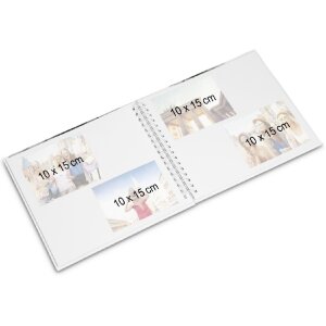 Hama Spiraalalbum Mooi Blauw 28x24 cm 50 witte paginas