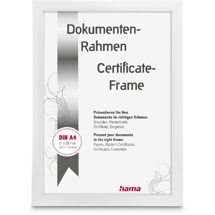Hama Kunststof lijst Chiaro Wit 21 x 29,7 cm DIN A4