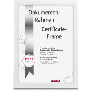 Hama Kunststof lijst Chiaro Wit 21 x 29,7 cm DIN A4
