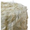 Clayre & Eef 65730 Kruk Wit Bruin Hout Textiel Ø 32x40 cm Rond