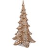 Clayre & Eef 6PR3905GG Kerstboom LED Bruin Beige 26x23x42 cm 3xAA
