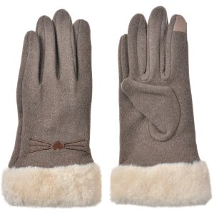 Juleeze JZGL0102KH Handschoenen Bruin 9x23x2 cm zacht...