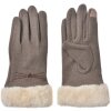 Juleeze JZGL0102KH Handschoenen Bruin 9x23x2 cm zacht imitatiebont voering