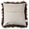 Clayre & Eef KT021.351 Kussenhoes imitatiebont look bruin 45x45 cm