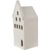 Clayre & Eef 6CE1598M LED Decoratief Huisje Beige Goud 7x6x16 cm Porselein Landelijke Stijl