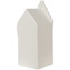 Clayre & Eef 6CE1598M LED Decoratief Huisje Beige Goud 7x6x16 cm Porselein Landelijke Stijl