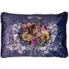 Clayre & Eef KG039.004 Sierkussen barokstijl paars wit 70x50x6 cm
