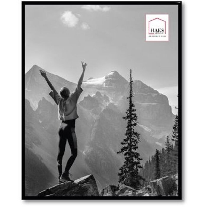 Haes Deco kunststof fotolijst EF7B Easy Frame Zwart 40x50 cm wandmontage