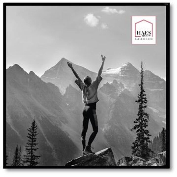 Haes Deco EF18B Easy Frame Kunststof Fotolijst Zwart 50x50 cm