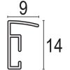Haes Deco EF18S Easy Frame Kunststoflijst Zilver 50x50 cm