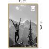 Haes Deco kunststof fotolijst EF9G Easy Frame Goud 40x60 cm MDF achterwand