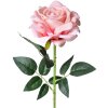 Clayre & Eef 5PL0106P Kunstbloem Roos Roze Groen Ø 12x76 cm