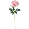 Clayre & Eef 5PL0106P Kunstbloem Roos Roze Groen Ø 12x76 cm
