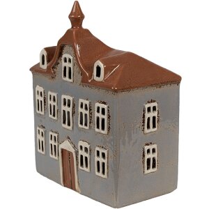 Clayre & Eef 6CE1883 Theelichthouder Huis Keramiek...