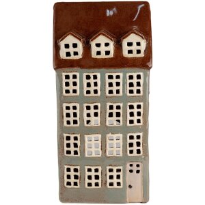 Clayre & Eef 6CE1886 Theelichthouder Huis Keramiek...