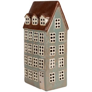 Clayre & Eef 6CE1886 Theelichthouder Huis Keramiek...