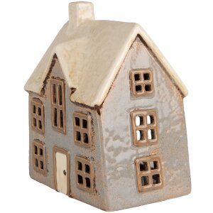 Clayre & Eef 6CE1899 Theelichthouder Huis Keramiek...