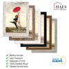 Haes Deco fotolijst Paris Wit Bruin hout look Maten 10x15 tot 50x70 cm
