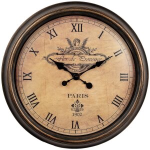 Clayre & Eef 6KL0825 Vintage wandklok Ø 55 cm...