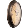 Clayre & Eef 6KL0825 Vintage wandklok Ø 55 cm Bruin / 1xAA