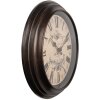 Clayre & Eef 6KL0828 Vintage stijl wandklok Ø 31 cm / 1xAA