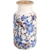 Clayre & Eef 6CE1928M Vaas bloemmotief Ø 14x26 cm