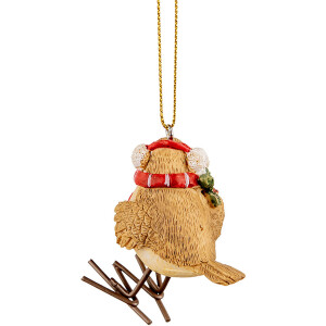 Clayre & Eef 6PR2797GG Decoratieve hanger vogel...