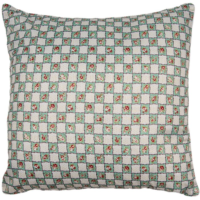 Clayre & Eef Q203.020 Kussenhoes bloempatroon 40x40 cm