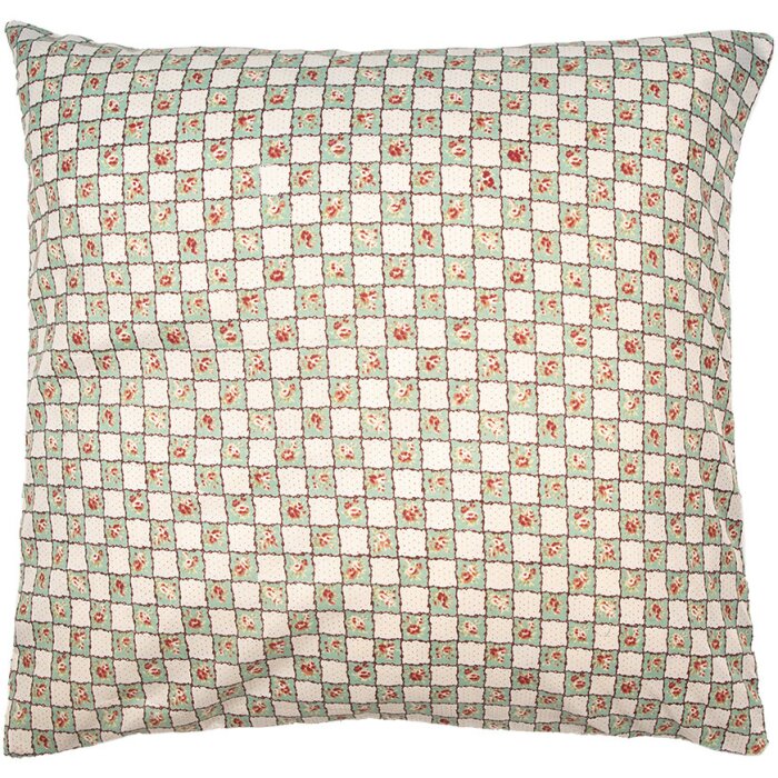 Clayre & Eef Q203.030 Kussenhoes bloempatroon 50x50 cm
