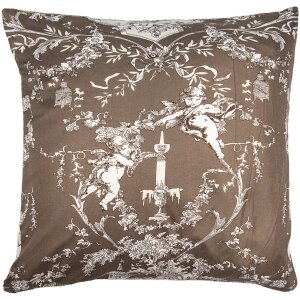 Clayre & Eef Q205.030 Kussenhoes Patchwork Bruin...