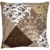 Clayre & Eef Q205.030 Kussenhoes Patchwork Bruin Beige 50x50 cm