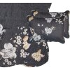 Clayre & Eef Q208.061 Sprei 230x250 cm 2 Kussenslopen 50x70 cm Antraciet