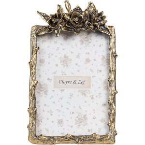 Clayre & Eef 2F1201 Fotolijst 9x13 cm Goud Vintage Look