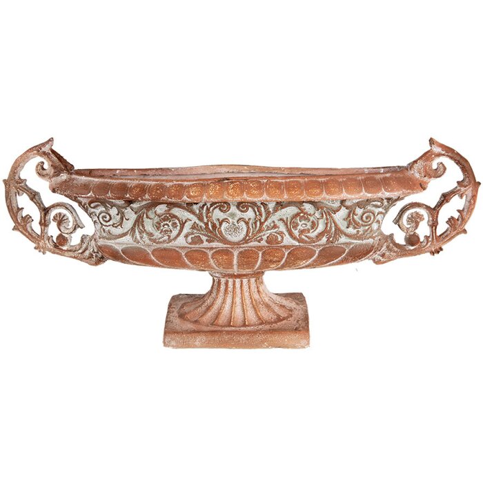 Clayre & Eef 5MG0049 Decoratie bloempot antiek look 81x19x36 cm