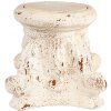 Clayre & Eef 6MG0059 Antiek crème sokkel 22x22x21 cm