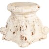 Clayre & Eef 6MG0059 Antiek crème sokkel 22x22x21 cm