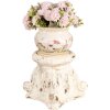 Clayre & Eef 6MG0059 Antiek crème sokkel 22x22x21 cm